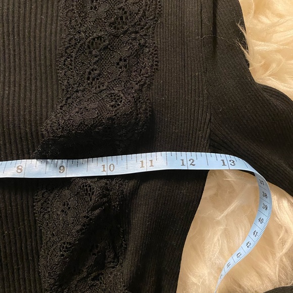 Cropped Vest with Lace, Silk Cotton, XS - Picture 9 of 9